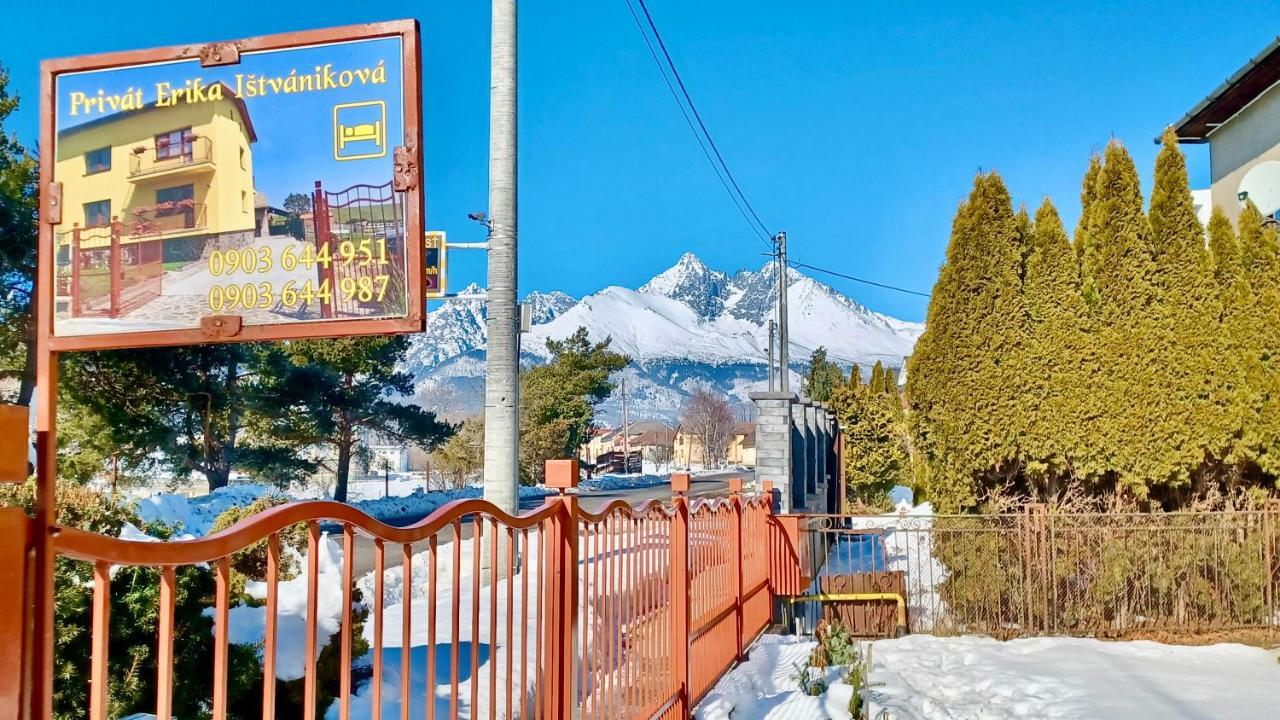Privat U Eriky Otel Stará Lesná Dış mekan fotoğraf